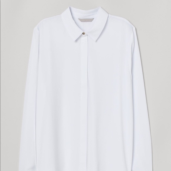 White Sheer Dress Shirt - Picture 2 of 4